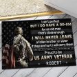 Veteran door mat with your name - I never leave brothers Army Fashion