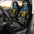 Set of 2 universal fit, United States  I fought because I loved  veteran car seat covers Vietnam Veteran Sale