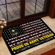 Veteran door mat with your name - Pride Sale