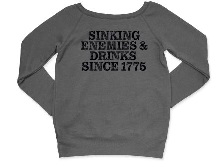 Sink Drinks All Black Women s Limited Emerald Edition CrewNeck Fashion