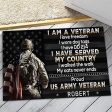 Veteran door mat with your name - I have DD-214 Army Online