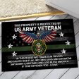 Veteran door mat - We salute our flag Fashion