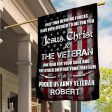 Personalized Flag For A Veteran - Jesus Christ & The Veteran Cheap