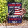 Veteran Flag - Coming home under flag For Discount