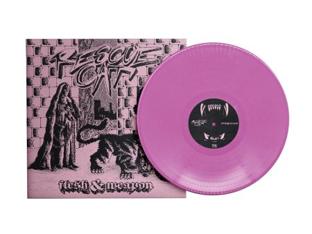 Rescue Cat - Flesh & Weapon - pink vinyl (preorder) Online