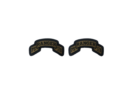 75th Ranger STB OCP Scroll W  Hook Fastener (Pair) on Sale