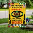 Personalized Flag for a Vietnam Veteran  - Life Is Short Supply