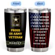 Veteran Tumbler 20 Oz with the same personalization For Discount