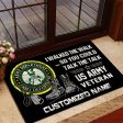 Personalized door mat with your name - Thorny path  Army Supply