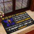 Veteran door mat with your name - Unbroken Veteran Navy Online