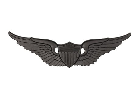 U.S. Army Aviator Basic STA-BRITE® BLACK Metal Pin-on Badge Cheap