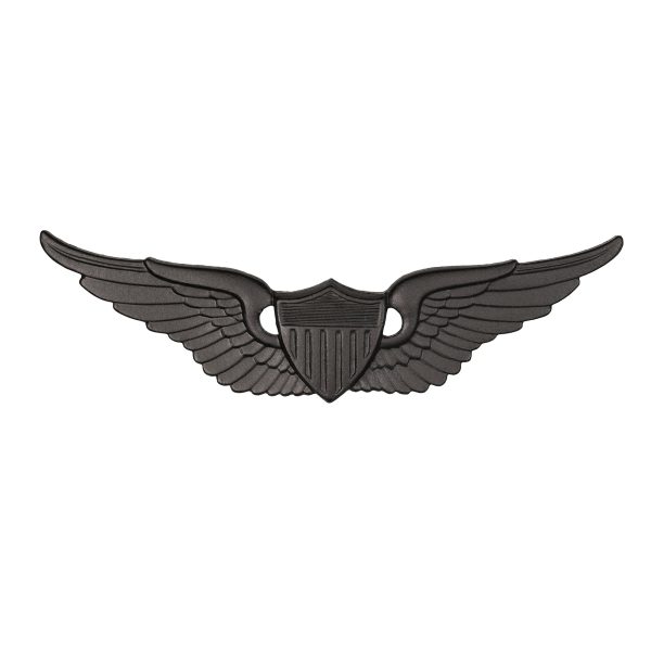 U.S. Army Aviator Basic STA-BRITE® BLACK Metal Pin-on Badge Cheap