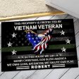 Veteran door mat - This property is protected by proud US Veteran Vietnam Veteran For Sale