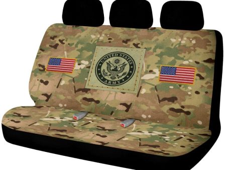 Personalized Back Car Seat - Army Fashion