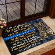 Veteran door mat with your name - Property of US Veteran Navy Online Sale