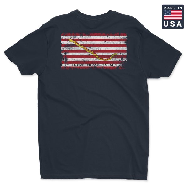 Vintage First Navy Jack Flag Men s T-Shirt For Sale