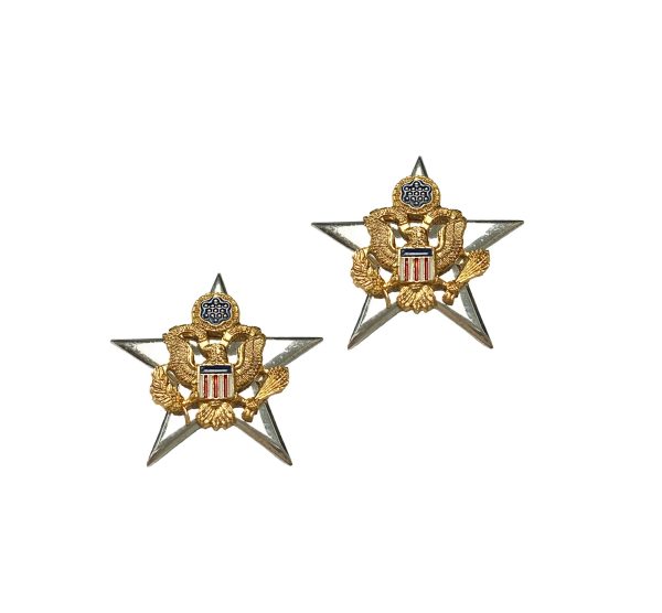 US Army General Staff Officer Branch STA-BRITE Pin-on For Cheap