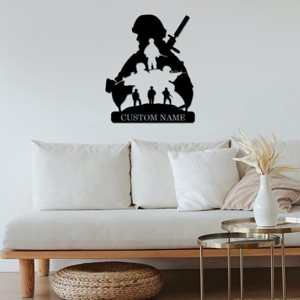 Veteran metal wall art - I am always faithful to you For Cheap