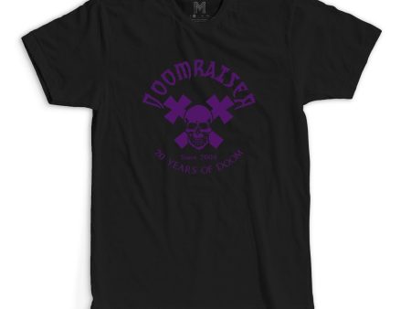 Doomraiser  Cold Grave Marble  tee purple logo Online Sale