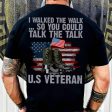 Veteran T-shirt - I Walked The Walk Cheap