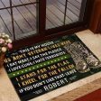 Veteran door mat with your name - I stand for the flag Army Online