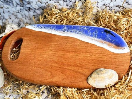 Handmade Cheese board - Mystery of the ocean Sale