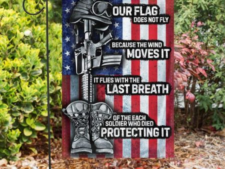 Veteran Flag -  The wind moves our flag Hot on Sale