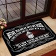 Veteran door mat - You are on your way Navy For Discount