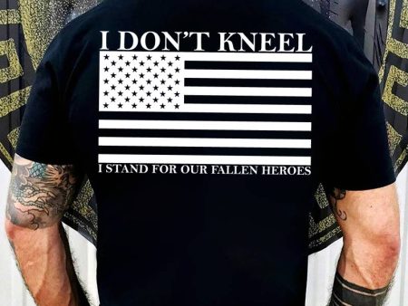 Veteran T-shirt - I Stand For For Sale