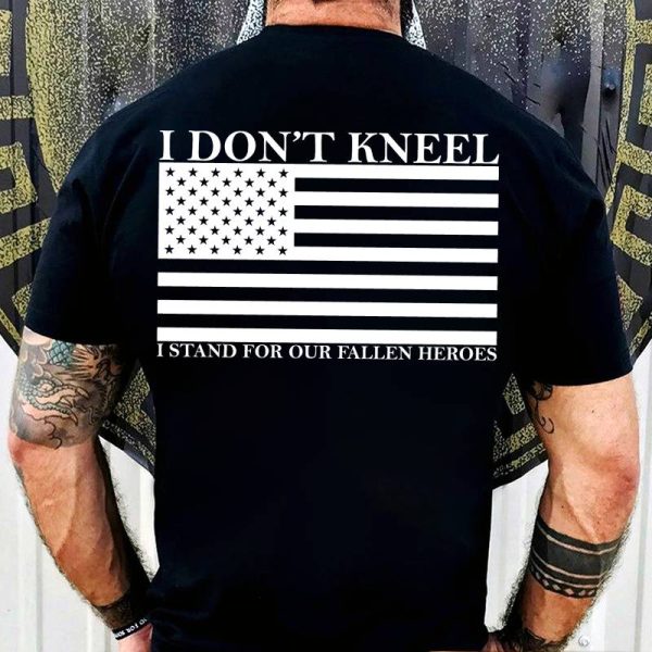 Veteran T-shirt - I Stand For For Sale