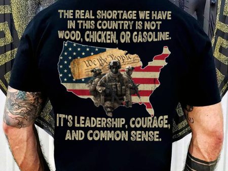 Veteran T-shirt - The Real Shortage Is For Sale