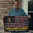 Veteran door mat with your name - Pride Sale