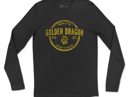 Vintage Golden Dragon Men s Fine Jersey Long Sleeve Tee Online Sale