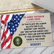 Veteran door mat with your name - One national under God Army Hot on Sale