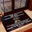 Veteran door mat with your name - Ammunition Navy For Sale