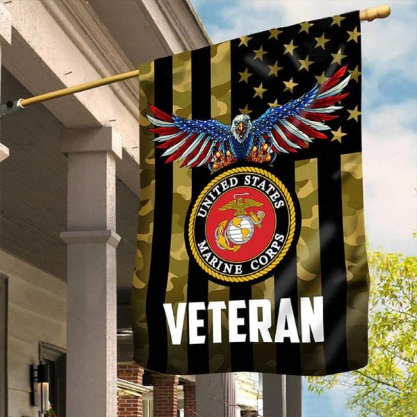 Veteran Flag - Strong in Spirit Marine Corps Online now