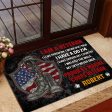 Veteran door mat with your name - I m brave Marine Corps Online Hot Sale