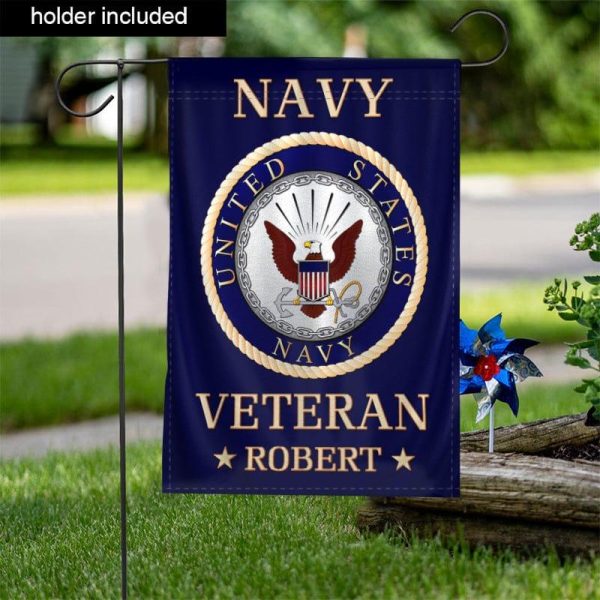 Veteran Flag - Proud of American Forces Navy Fashion