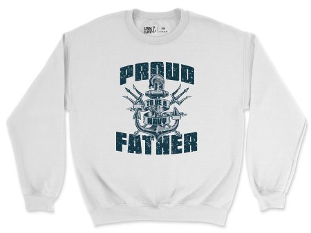 Proud to be a Navy Father Men s Sweatshirt Supply