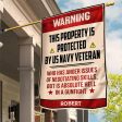 Veteran Flag - Warning Navy Online Sale