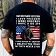 Veteran who loves freedom - T-Shirt Hot on Sale