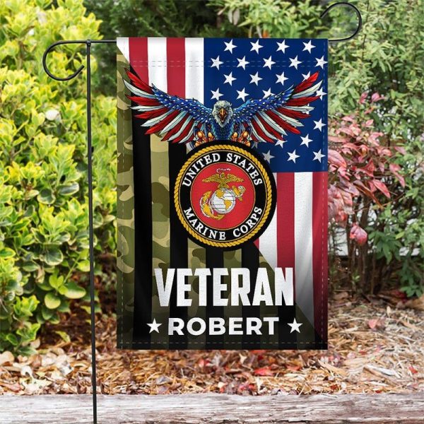 Veteran Flag - I served for freedom Marine Corps Online Sale