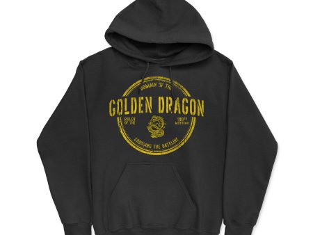 Vintage Golden Dragon Men s Hoodie Discount