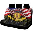 Personalized Back Car Seat for Vietnam Veteran - Eagle With Symbol Marine Corps For Cheap