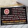 Veteran door mat with your name - Pride Coast Guard on Sale