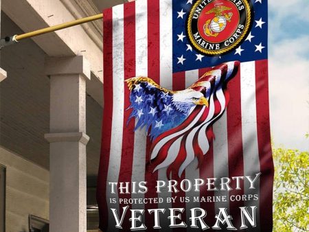 Veteran Flag - Protected Marine Corps For Discount