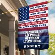 Veteran Flag - I love Freedom Air Force Online Hot Sale