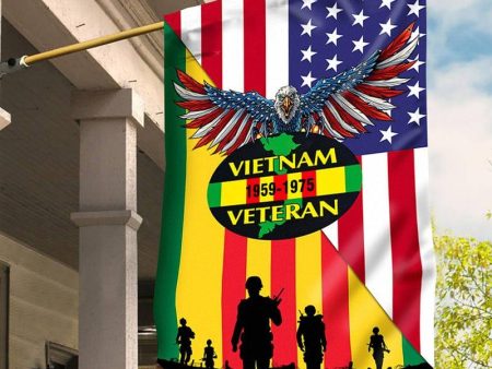 Vietnam veteran flag - Eagle of freedom For Discount