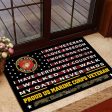 Veteran door mat with your name - Pride Marine Corps Online now