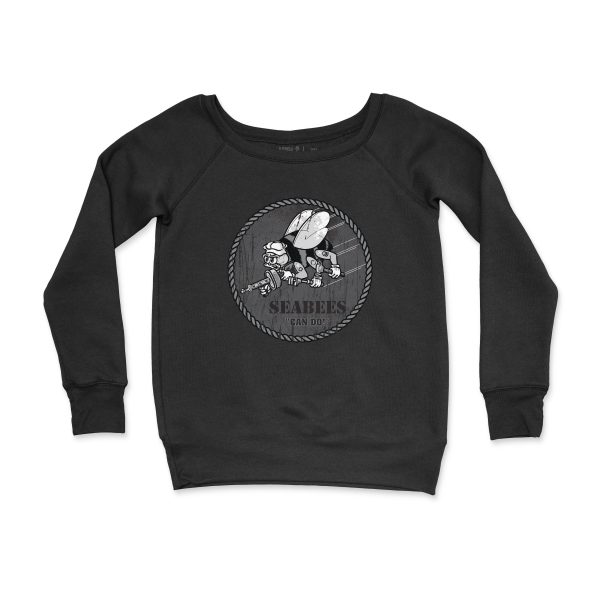 Vintage Seabees Women s CrewNeck Online now